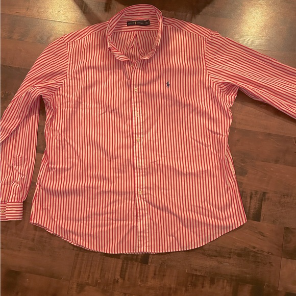 Pin Striped Ralph Lauren button down - Picture 2 of 2